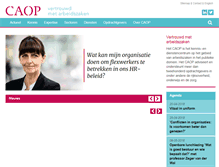 Tablet Screenshot of caop.nl